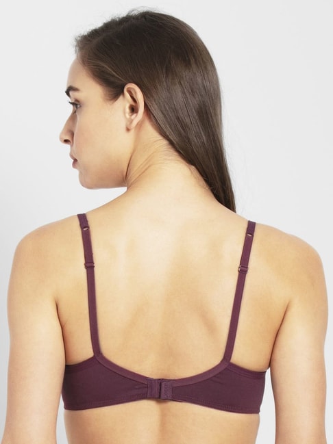 Buy Jockey 1723 Purple Padded T-Shirt Bra With Adjustable Straps for Women  Online @ Tata CLiQ