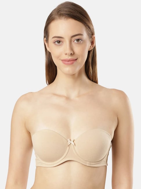 Buy Jockey Fe52 Skin Under-Wired Padded Full Coverage Tube Bra for