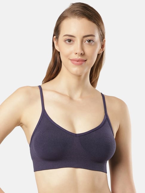 Women's Sports Bras Lightly Padded Cotton Nylon Non-Wired with