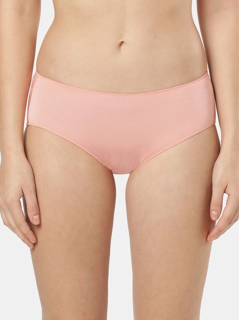 Jockey 1802 Candlelight Peach Ultra-Soft Mid-Waist Hipster Panty Price in India