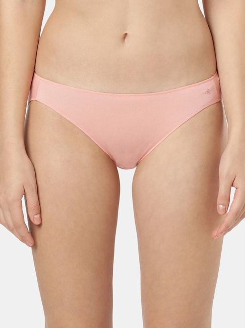 Jockey 1803 Candlelight Peach Low-Waist Ultra-Soft Bikini Panty With Outer Elastic Price in India