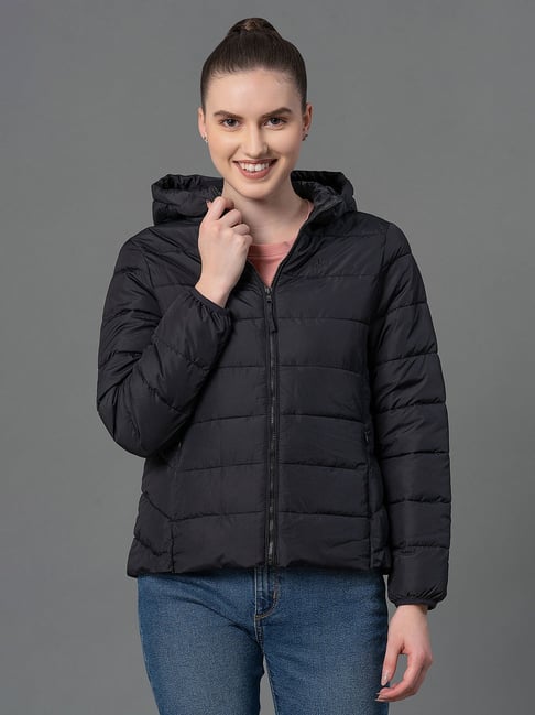 MOTION PRO PUFFER JACKET WOMEN'S BLACK PUFFER JACKET