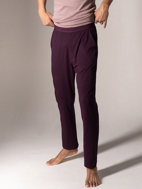 Damensch Purple Regular Fit Pyjamas