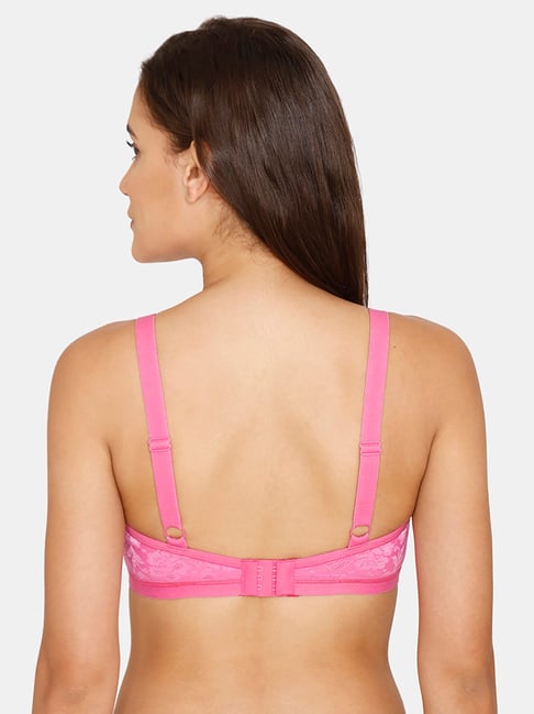 Buy Zivame Pink Full Coverage Double Layered Bra for Women's