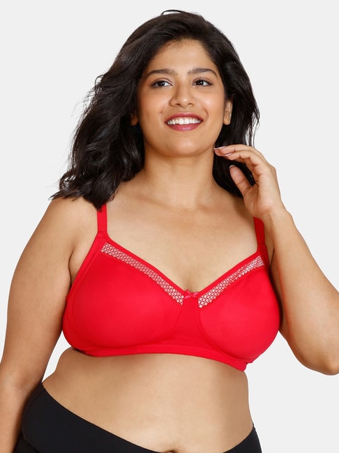 Zivame Red Full Coverage Double Layered Bra