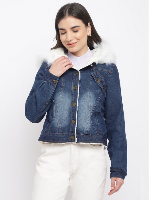 Just Fur You Denim Jacket - White/combo | Fashion Nova, Jackets & Coats |  Fashion Nova