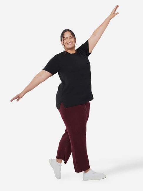 BlissClub Black At-Ease Cotton Knit Top-picture-44