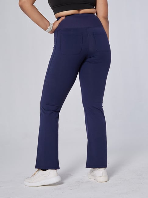 Buy BlissClub Navy The Ultimate Flare Pants - Tall for 's Online @ Tata CLiQ