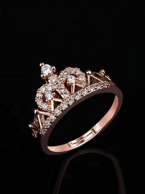 18ct Rose Gold Princess Cut Diamond Engagement Ring | Cerrone