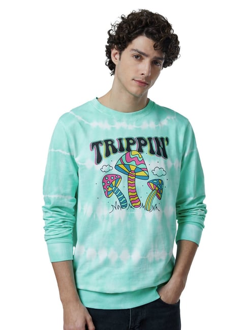 The Souled Store Light Green Printed Sweatshirt-picture-47