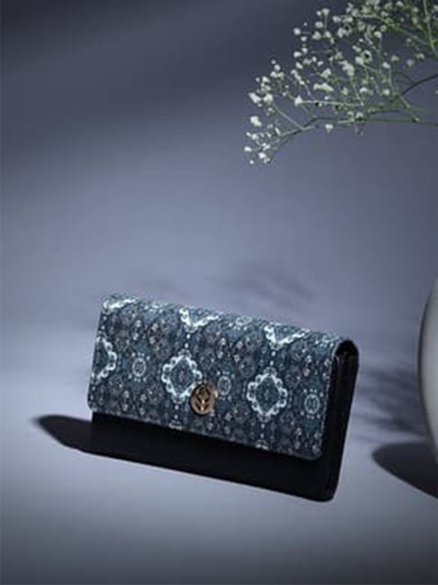 Biba Black Printed One Size Wallet for Women