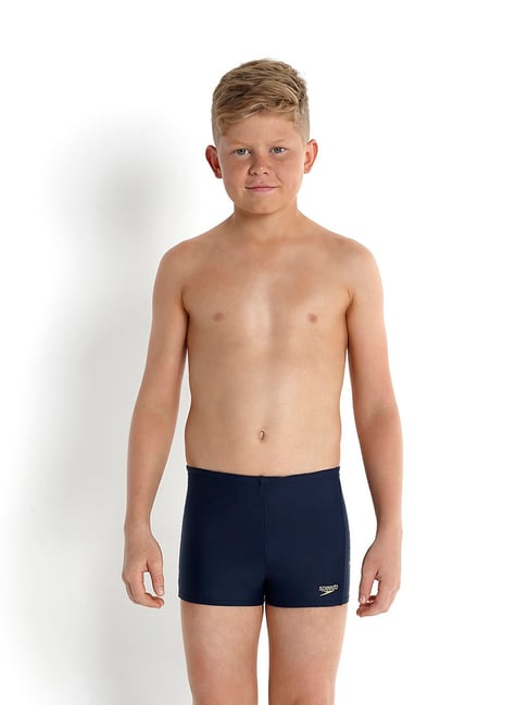 Speedo Kids Navy Solid Swim Shorts-picture-27