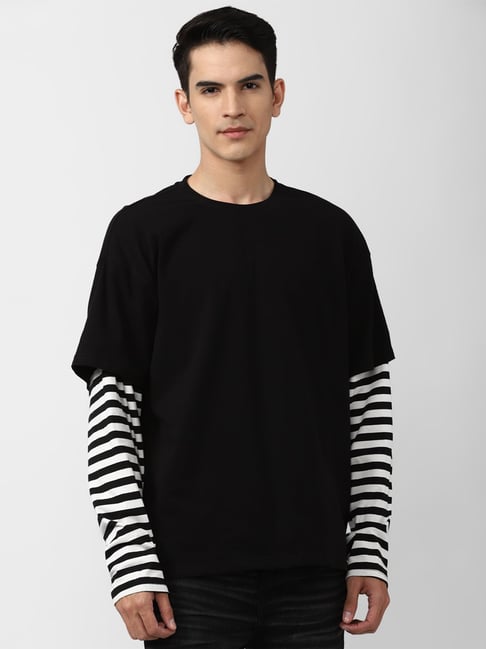 forever 21 striped long sleeve