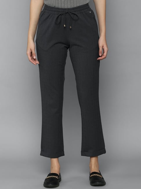 Buy online Mid Rise Flat Front Trousers Trouser from bottom wear for Women  by Allen Solly for ₹1899 at 0% off | 2024 Limeroad.com