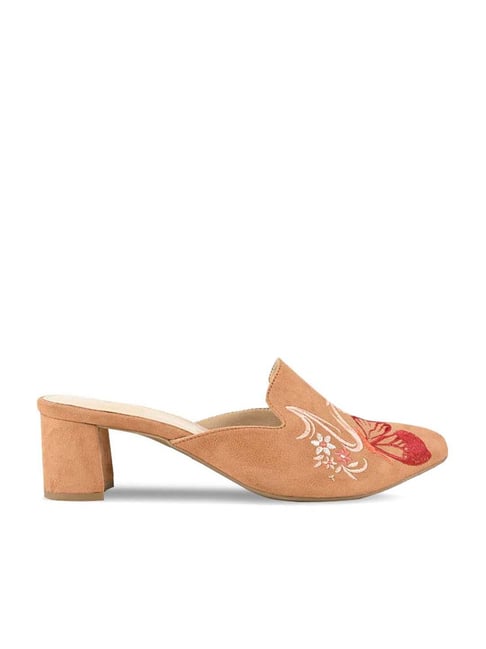 Rocia by Regal Women's Tan Mule Shoes