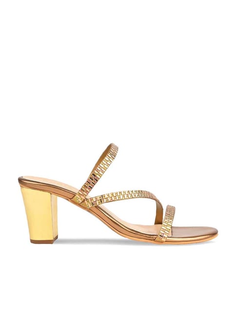 Rocia by Regal Women's Gold Casual Sandals