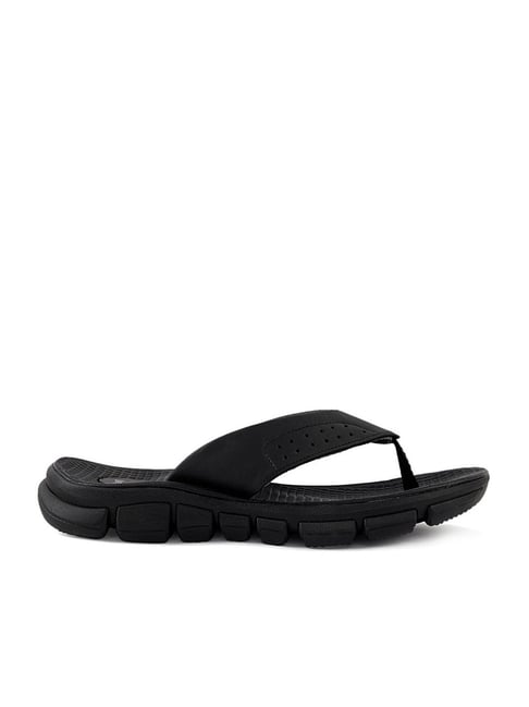 Yoho Men s Arch Support Breeze Black Flip Flops