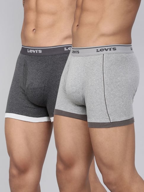 Buy Levi's Multi Cotton Regular Fit Trunks - Pack Of 2 for Mens Online @  Tata CLiQ