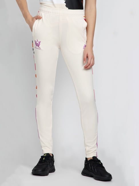 Buy adidas TM TIRO PNT W Cream Printed Track Pants for Women's
