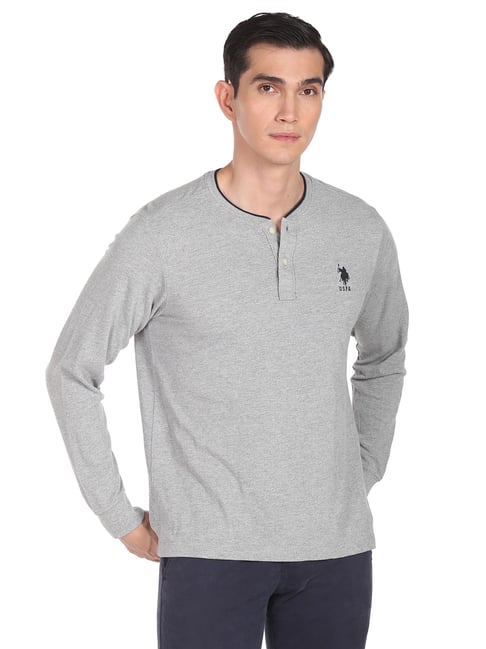 U S Polo Assn U.S. Polo Assn. Grey Regular Fit T-Shirt