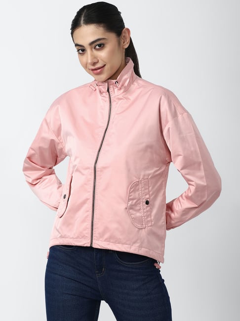 Van Heusen Pink Cotton Regular Fit Jacket-picture-27