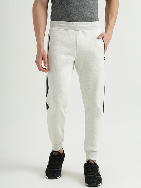 United Colors of Benetton Grey Melange Regular Fit Joggers