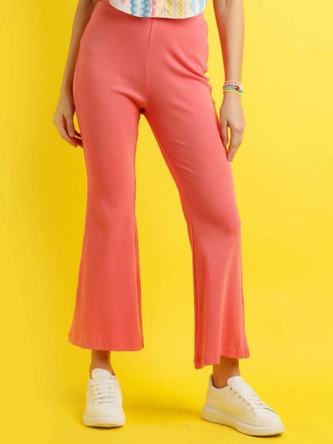Bright Pink Summer Gabardine Trousers | Men's Country Clothing | Cordings US