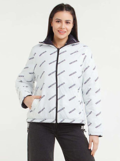 Zink London White Printed Jacket