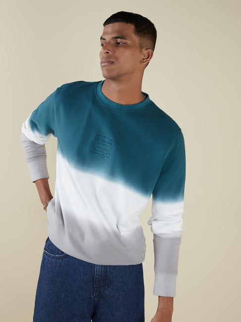 Multicolour logo relaxed fit sweatshirt hot sale