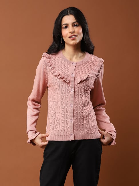 Buy Pink Sweaters Online In India At Best Price Offers | Tata CLiQ