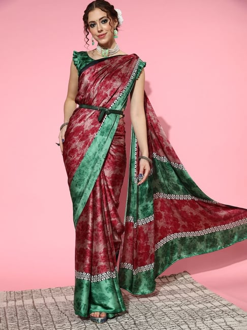 Maroon Color Banarasi Soft Lichhi Silk Saree Tradotional Look Saree  Beautiful Saree Gift for Love Saree Wonderful Saree Bollywood Saree - Etsy