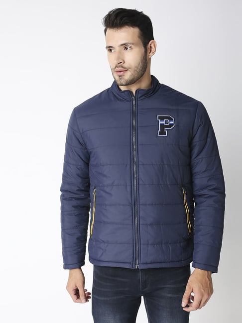 Buy Pepe Jeans Blue Slim Fit Quilted Jackets for Mens Online