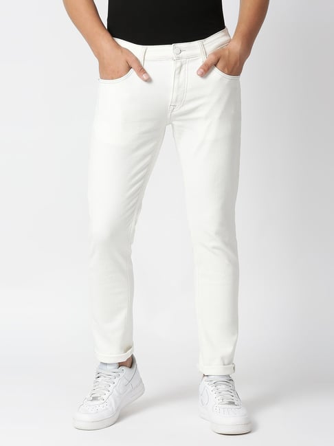 Pepe Jeans White Slim Fit Jeans