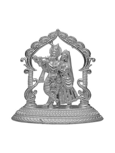 Sri Jagdamba Pearls 0.8 Silver Radha Krishna Idol