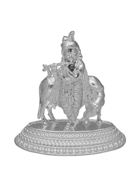 Buy Sri Jagdamba Pearls Silver Krishna Krishna Idol Online At