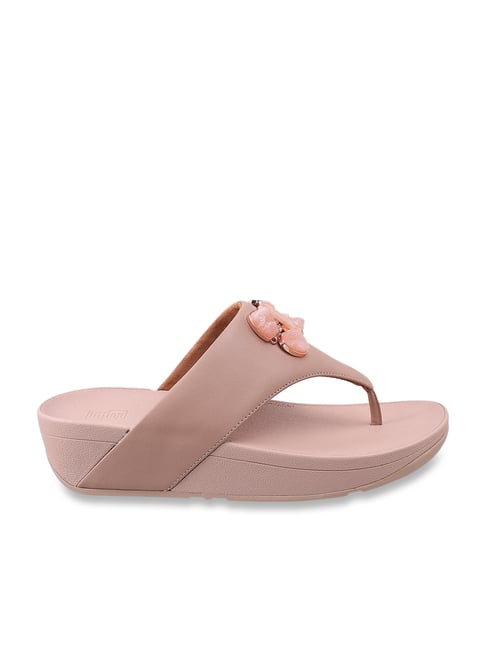 FitFlop Women s Peach Thong Wedges