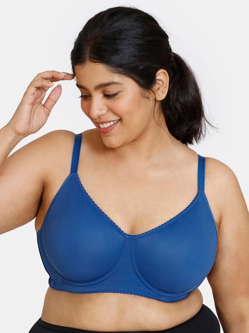 Buy Zivame Blue Full Coverage Double Layered Backless Bra for Women's  Online @ Tata CLiQ