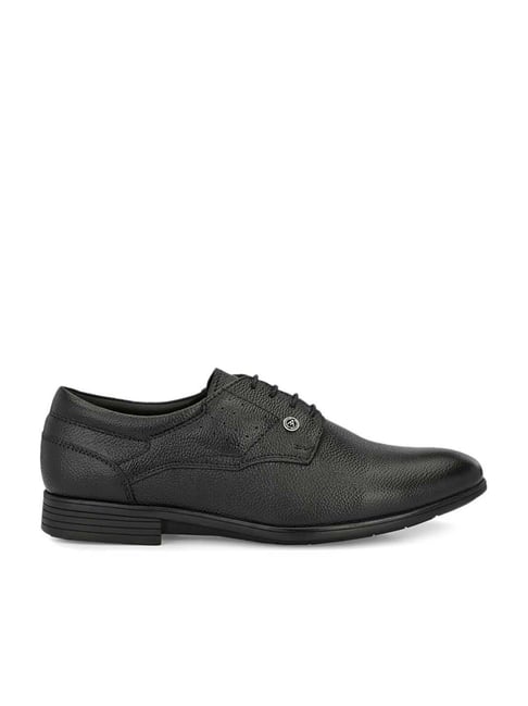 Alberto Torresi Men's Black Derby Shoes