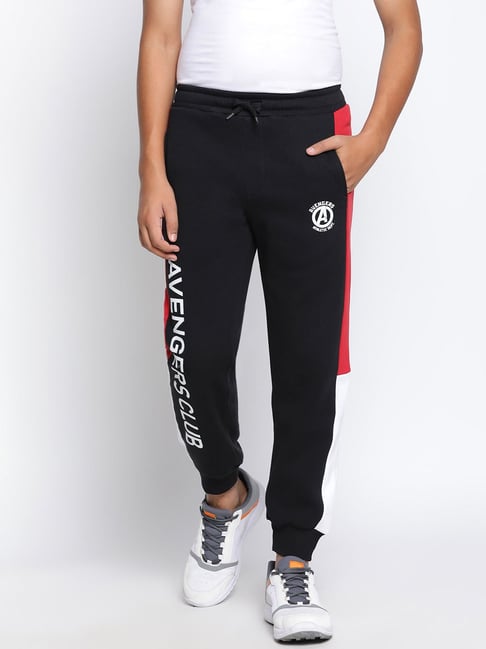 Lil Tomatoes Kids Black Solid Joggers