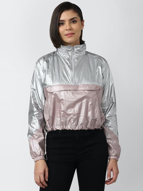 Pink windbreaker 2024 forever 21