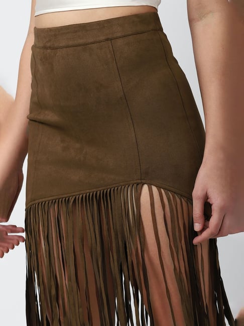 Forever 21 Pink Mini Solid Skirt