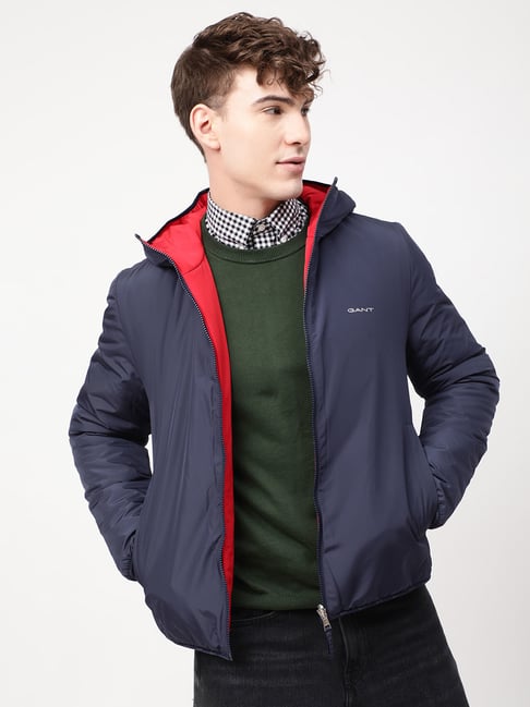 GANT Navy Regular Fit Reversible Jacket-picture-46