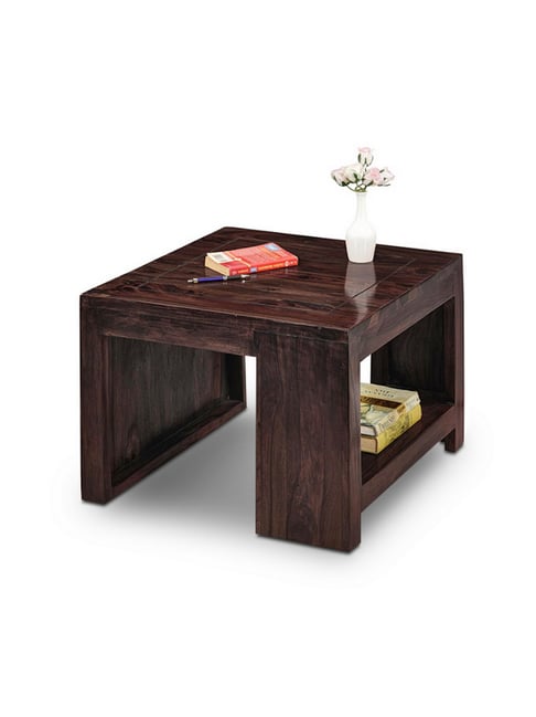 Ikiriya Piante Dark Brown Wood Coffee Table for Living Room-picture-17