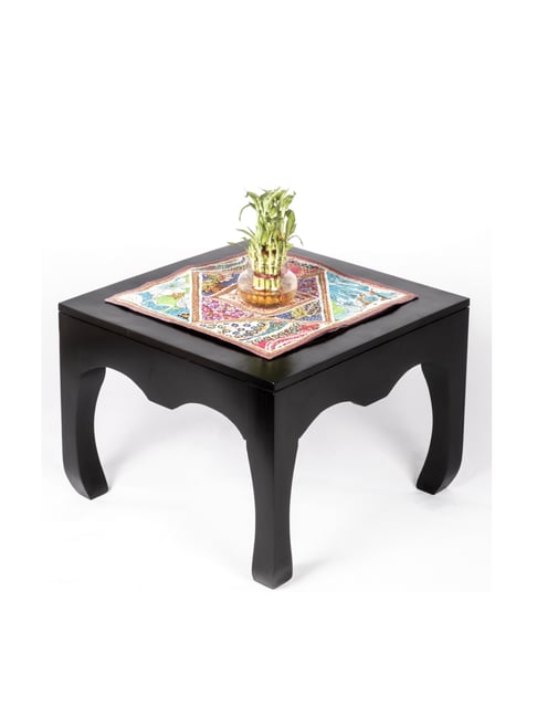 Ikiriya Lyon Solid Dark Brown Wood Coffee Table-picture-13