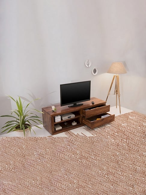 Ikiriya Allen Brown Wood Contemporary Designed TV Entertainment Unit-picture-26