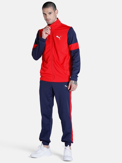 Red puma sweatsuit on sale mens