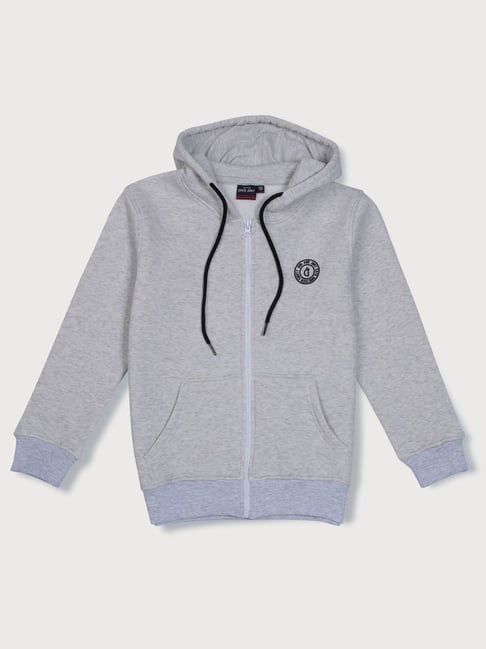 Gini & Jony Kids Grey Cotton Full Sleeves Jacket-picture-16