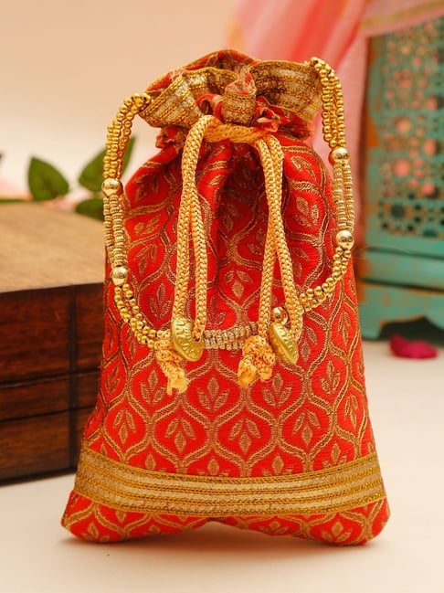 Buy Glam Story Red Embellished Small Potli at Best Price Tata CLiQ