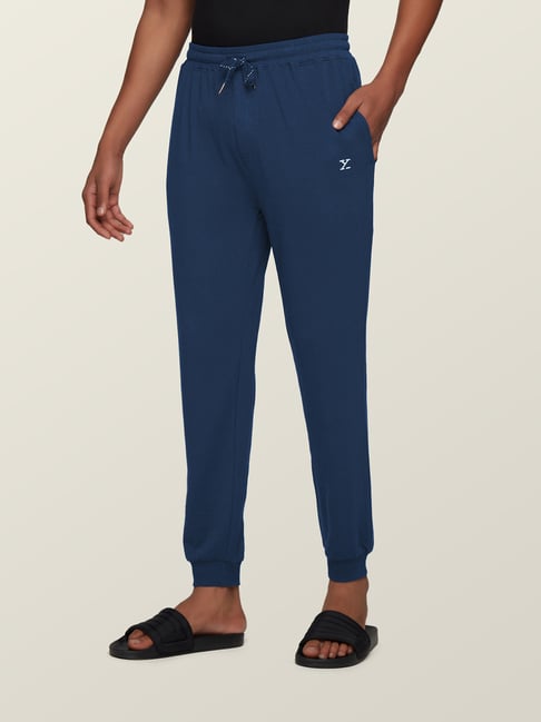 XYXX Dark Blue Regular Fit Joggers-picture-11