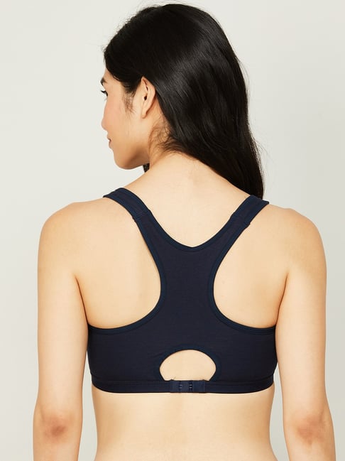 Ginger by Lifestyle Navy Full Coverage Sports Bra